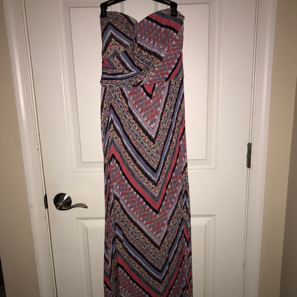 Patterned maxi dress